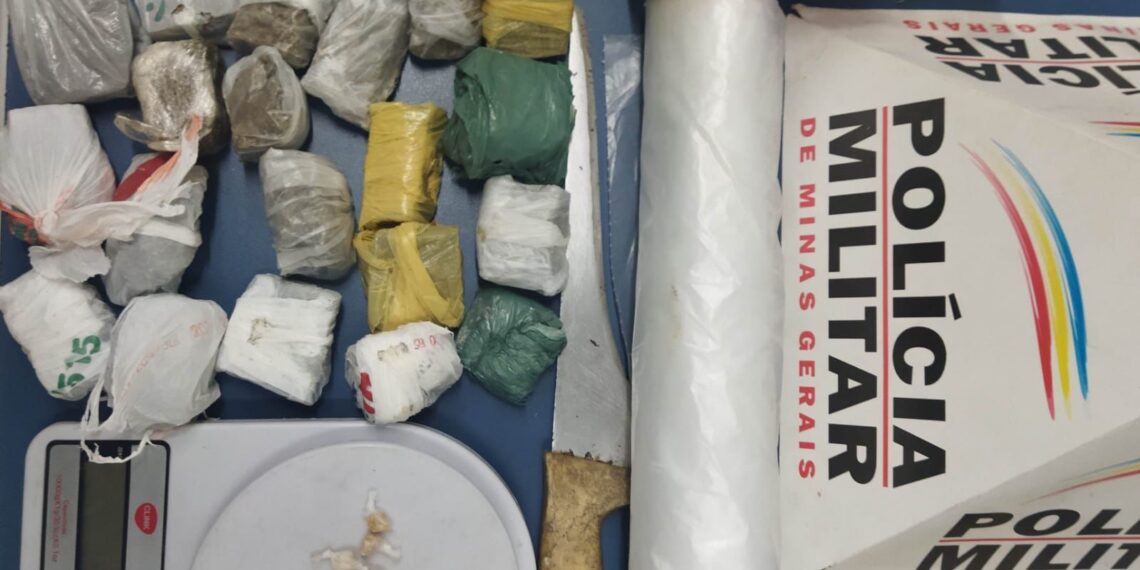 Homem é preso e 26 tabletes de maconha são apreendidos em Poços de Caldas