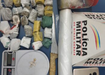 Homem é preso e 26 tabletes de maconha são apreendidos em Poços de Caldas
