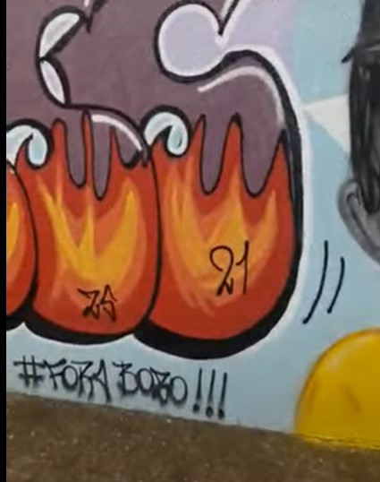 Diretor de escola faz esclarecimento sobre polêmica de muro pichado em Poços de Caldas