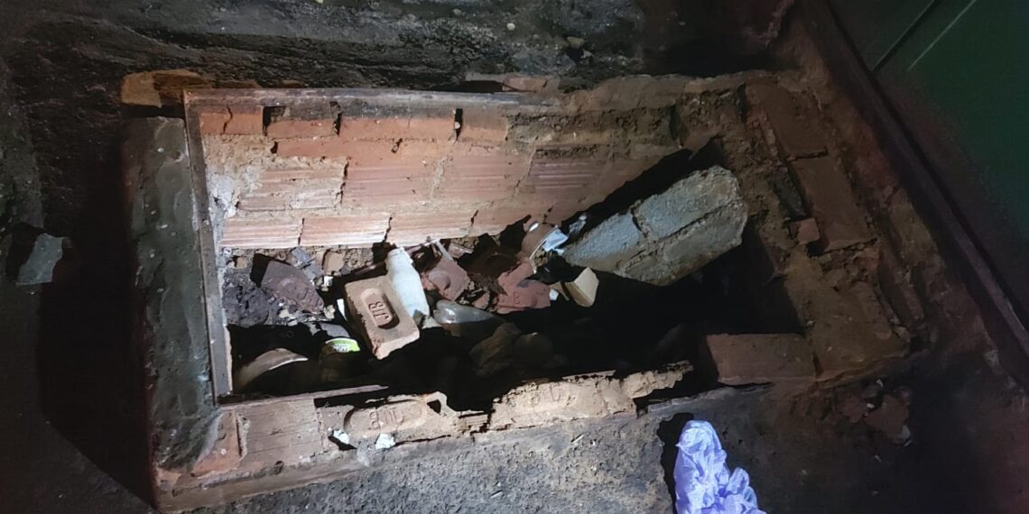 Casal é preso após furtar tampas de bueiros em Poços de Caldas, receptador também é detido