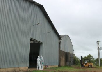 INB realiza atividade para reforçar tambores que armazenam ‘Torta 2’ em Caldas