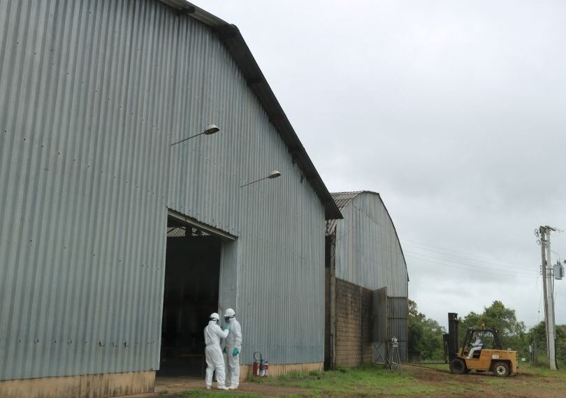 INB realiza atividade para reforçar tambores que armazenam ‘Torta 2’ em Caldas