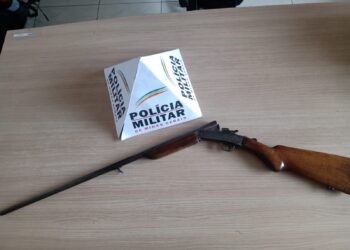 Espingarda é apreendida em Caldas e homem é detido