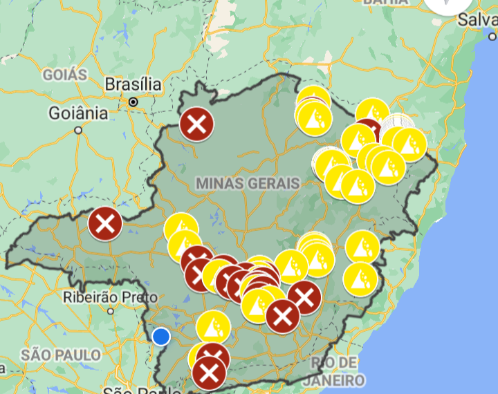 Polícia Rodoviária Federal recomenda que motoristas evitem rodovias mineiras