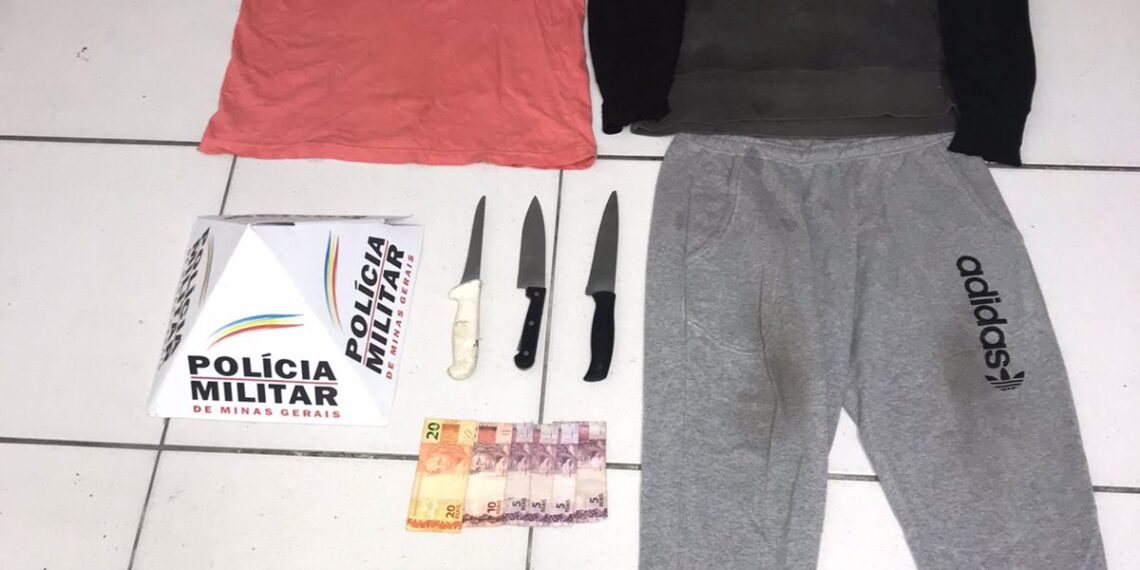 Homens roubam farmácia, trocam de roupa para despistar PM, mas acabam presos em Poços de Caldas