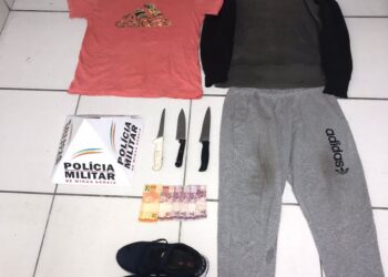 Homens roubam farmácia, trocam de roupa para despistar PM, mas acabam presos em Poços de Caldas