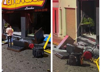 Explosão em lanchonete deixa cinco feridos em São João da Boa Vista
