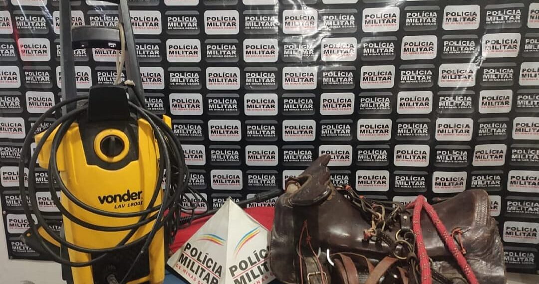Policia Militar recupera objetos furtados e apreende drogas em Passos