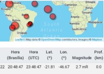 Moradores relatam tremores de terra em Poços de Caldas