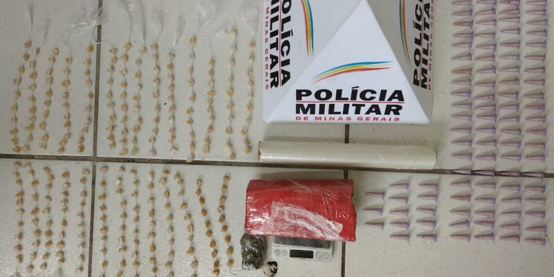 PM apreende grande quantidade de drogas em Poços de Caldas