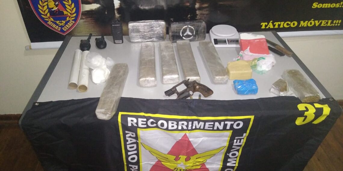 PM apreende grande quantidade de drogas durante operação em Poços de Caldas