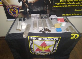 PM apreende grande quantidade de drogas durante operação em Poços de Caldas