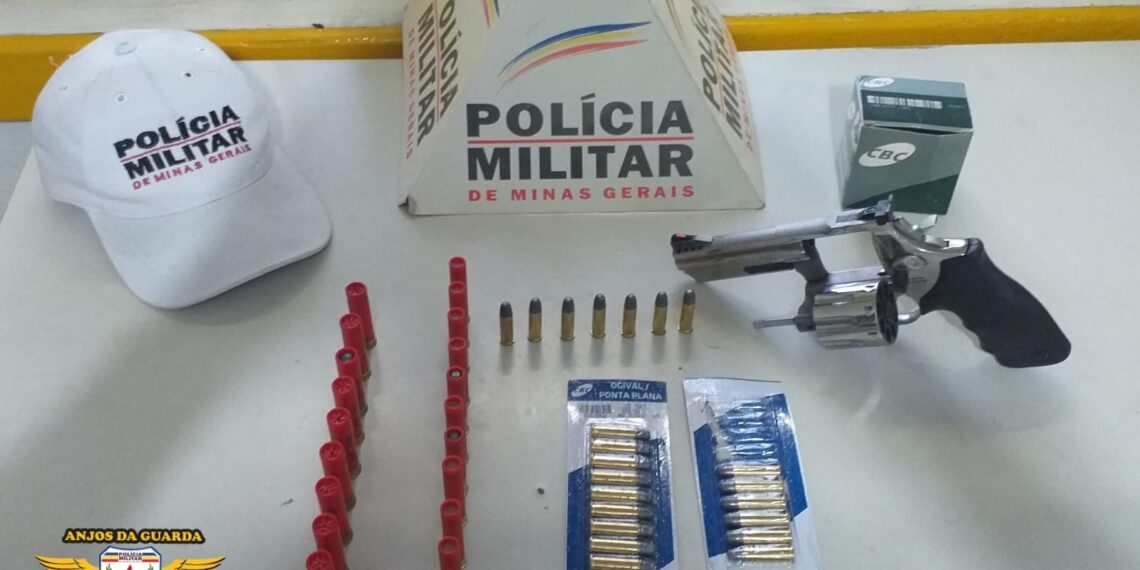 Polícia Militar prende homem com arma e diversas munições em São Sebastião do Paraíso