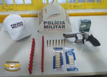 Polícia Militar prende homem com arma e diversas munições em São Sebastião do Paraíso