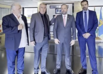 Em Brasília, prefeito e secretários de Poços participam de reunião sobre instalação de posto da PF na cidade