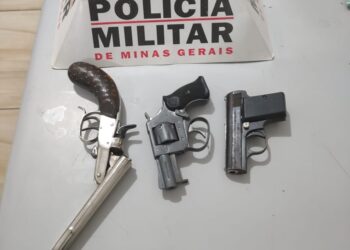 Adolescentes de 15 anos são apreendidos com três armas de fogo em Santa Rita de Caldas