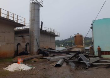 Forte chuva causa danos em estação de Tratamento de Água e afeta abastecimento em Vargem Grande do Sul