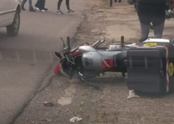Motociclista fica ferido após sofrer acidente em Poços de Caldas