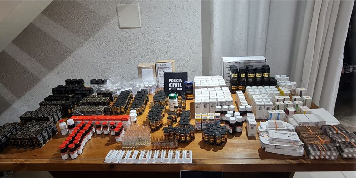 Polícia Civil de Poços desarticula esquema de distribuição de anabolizantes