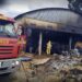 Alfenas: galpão de distribuidora de alimentos fica destruído após incêndio
