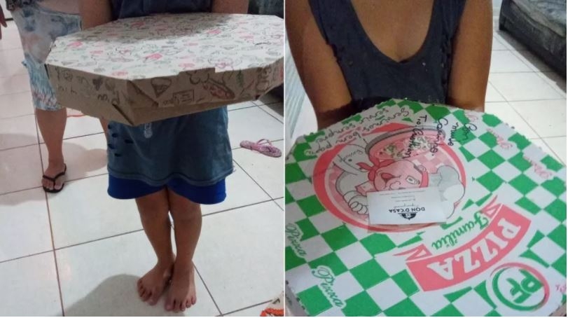 Menina tenta comprar pizza fiado e ‘corrente do bem’ ajuda família
