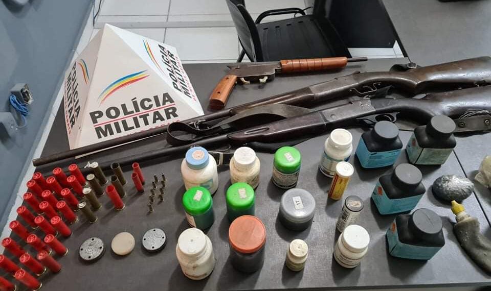 Homem é preso por posse ilegal de armas em Andradas