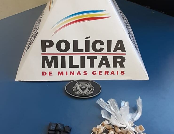 Homem e mulher são presos e crack e cocaína apreendidos em Poços de Caldas