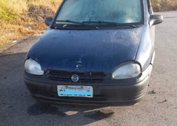 Carro furtado é encontrado em Poços de Caldas