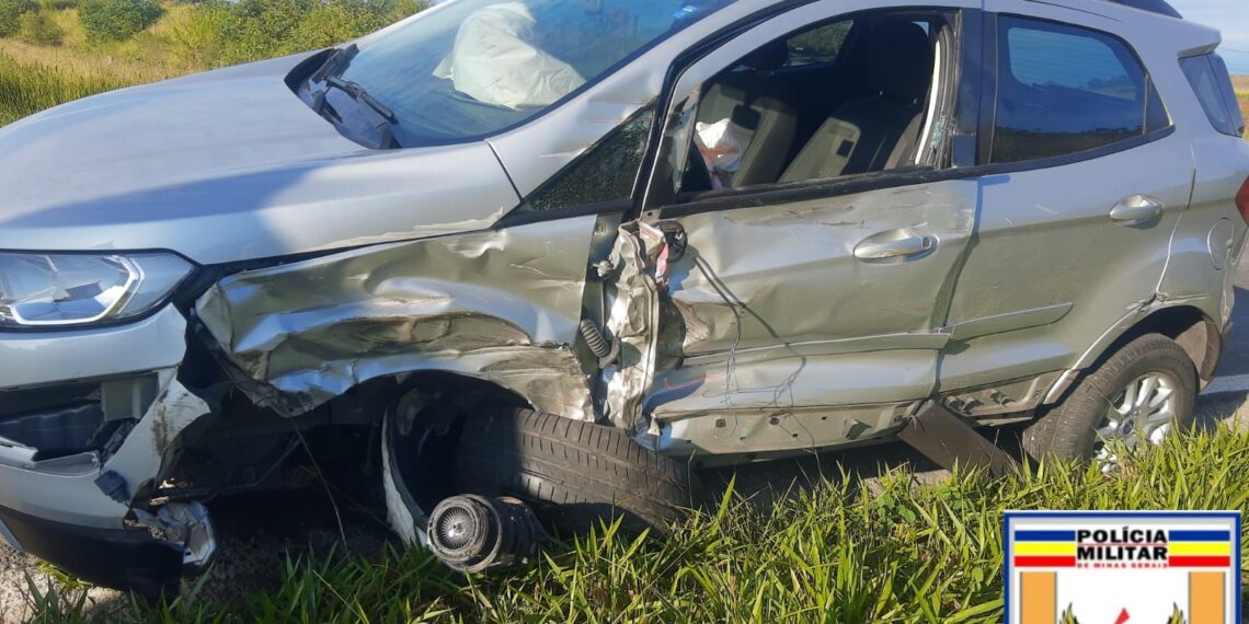 Motorista fica ferido após sofrer acidente em Poços de Caldas