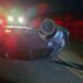 Motorista embriagado capota carro em Campestre