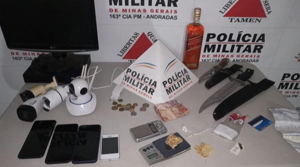 Suspeitos são presos em operação da Polícia Militar em Andradas