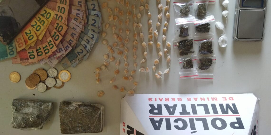 Adolescente é detido com drogas e dinheiro em Poços de Caldas