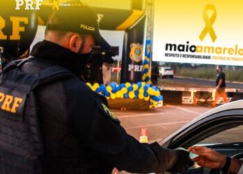 PRF inicia campanha Maio Amarelo para alertar sobre trânsito