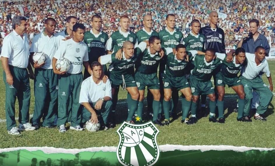 20 anos do título do Campeonato Mineiro de 2002 é comemorado pela Caldense