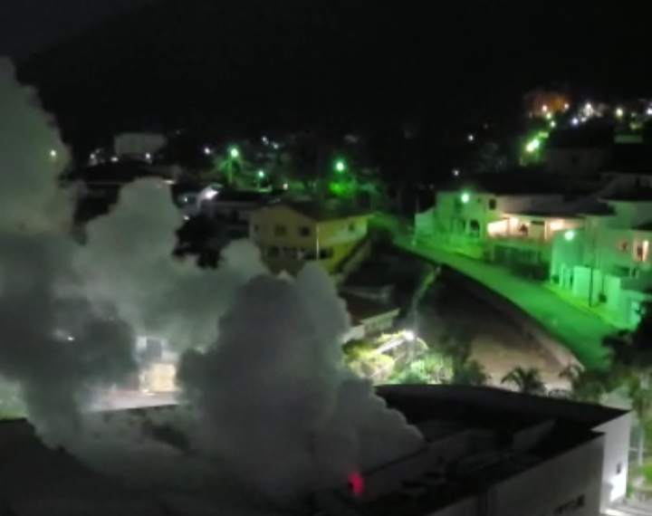 Vazamento de gás hélio de equipamento provoca fumaça em Centro de Imagem em Poços de Caldas