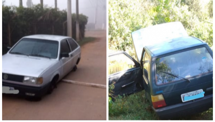 Dois carros furtados são localizados em Poços de Caldas