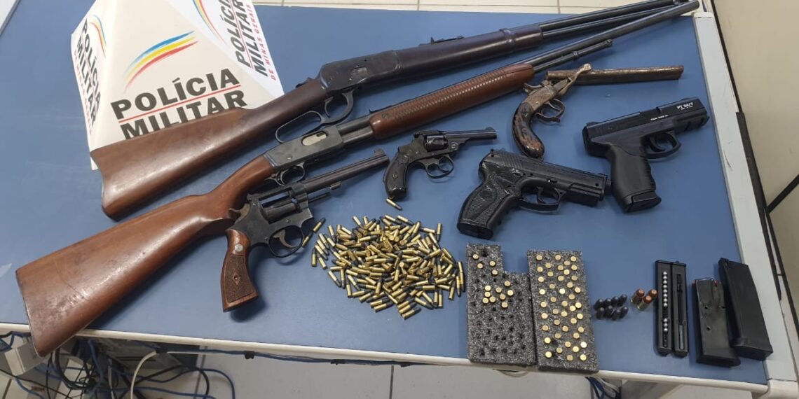Empresário é preso após ameaçar ex- companheira e tem sete armas apreendidas em Poços de Caldas