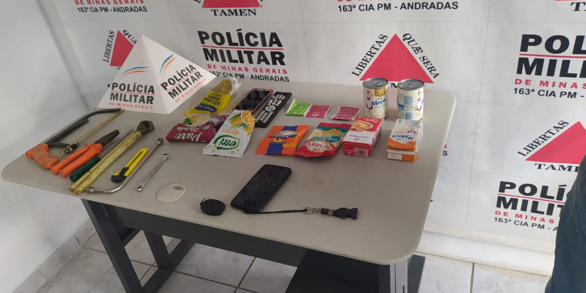Polícia Militar prende em flagrante autor de furto