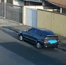 Kadett furtado no sábado é encontrado em Poços de Caldas