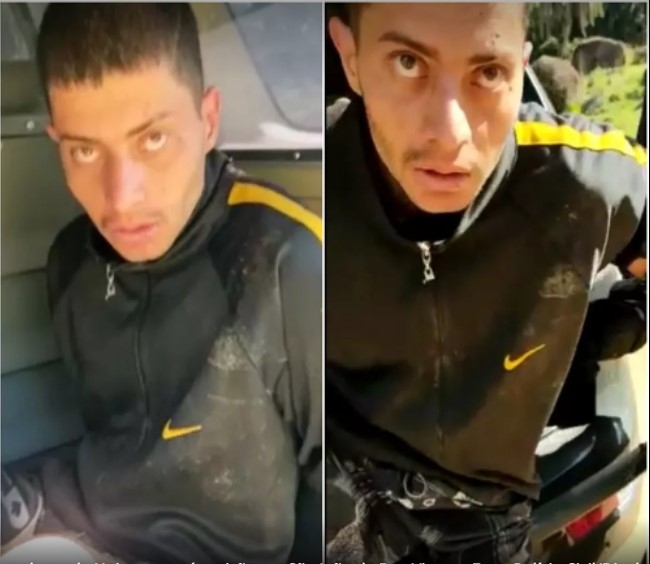 VÍDEO mostra suspeito de matar estudante após prisão em São João da Boa Vista