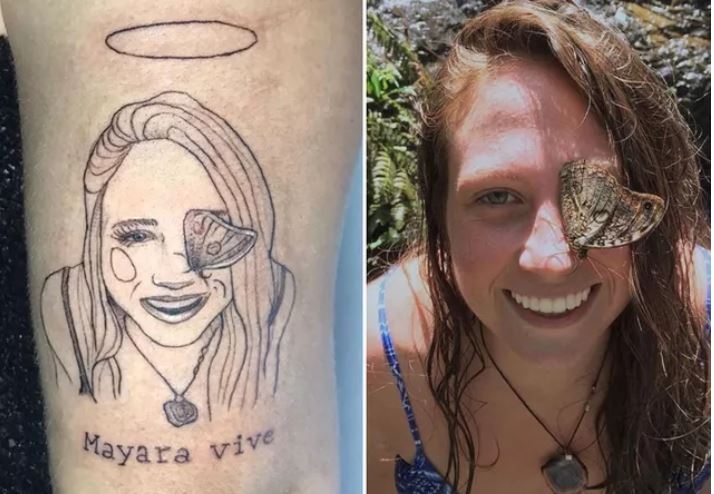 Amiga tatua foto de estudante morta com 28 facadas: ‘forma de deixar ela para sempre comigo’