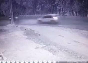 Imagens mostram acidente que deixou policial militar gravemente ferido em Poços de Caldas