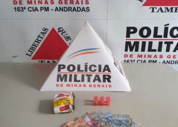 Casal é preso suspeito de traficar drogas em Andradas