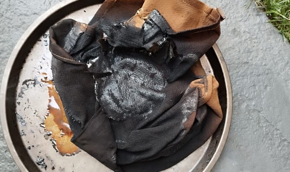 Bolsa dentro de forno causa fumaça em apartamento em Poços de Caldas