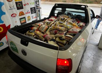 Banco de Alimentos de Poços recebe mais de 500 kg de alimentos arrecadados em passeio ciclístico