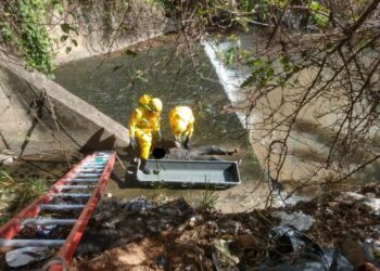 Jovem é encontrado morto dentro de ribeirão em Poços de Caldas