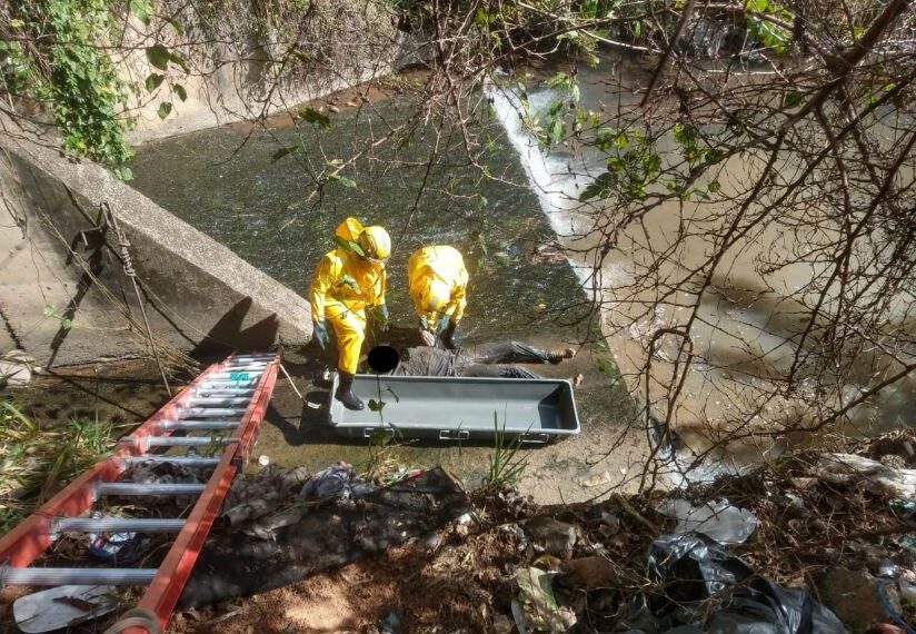 Jovem é encontrado morto dentro de ribeirão em Poços de Caldas