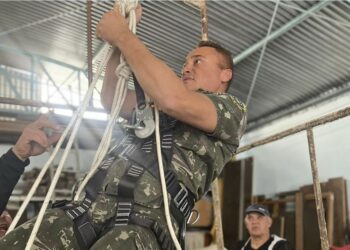 Guardas Civis de Poços de Caldas participam de curso sobre trabalho e segurança em altura