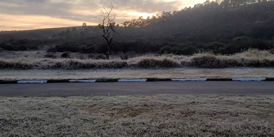 Segundo o Inmet, pode gear novamente nesta quarta-feira em Poços de Caldas