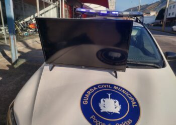 Tv é encontrada pela Guarda Municipal debaixo de ponte em Poços de Caldas